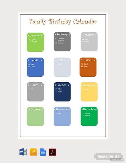 free blank calendar templates for mac